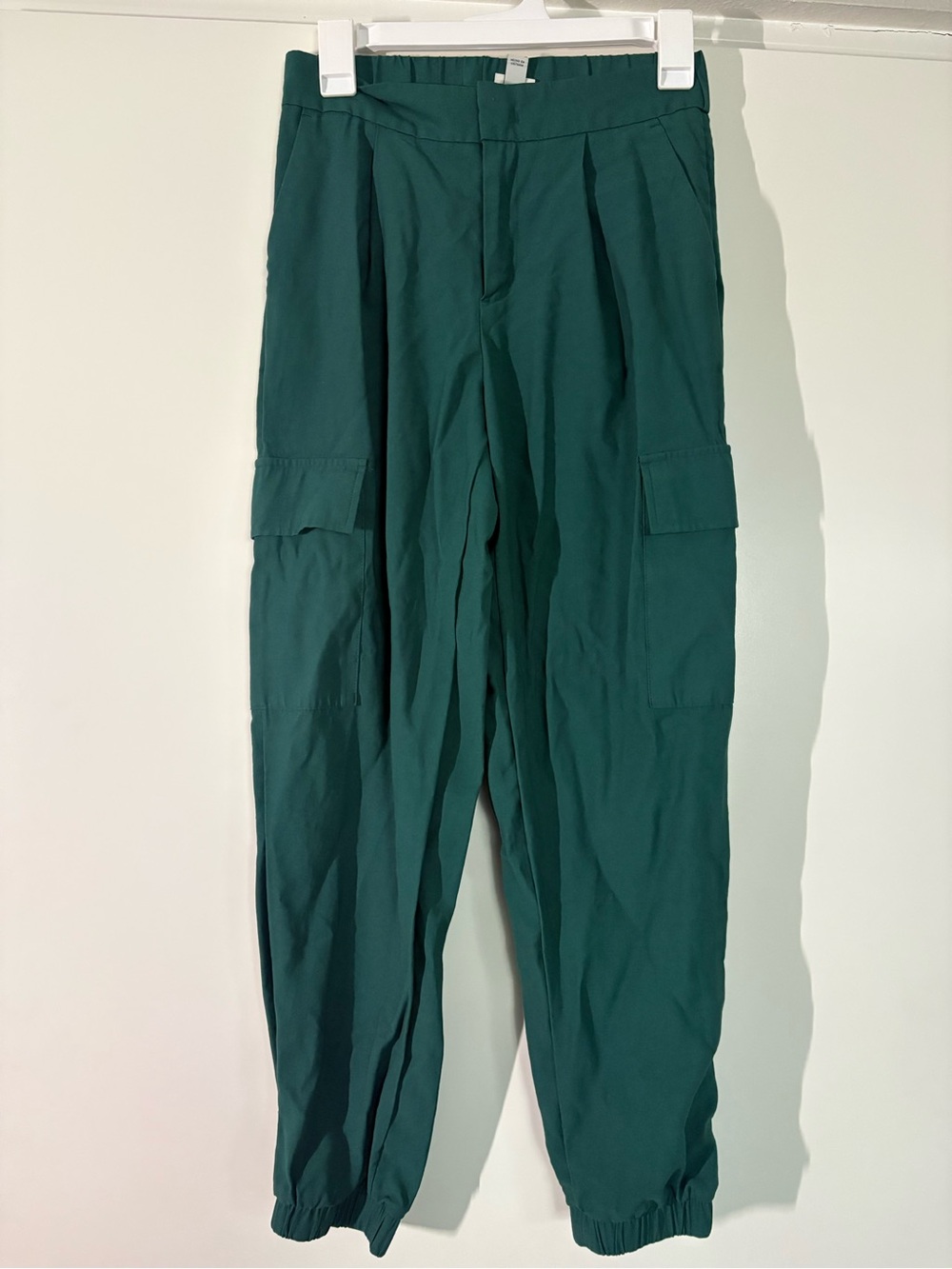 A New Day Forest Green Cargo Pants Joggers w/pockets